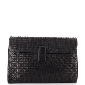 Bottega Veneta Flap Document Case Intrecciato Nappa Large