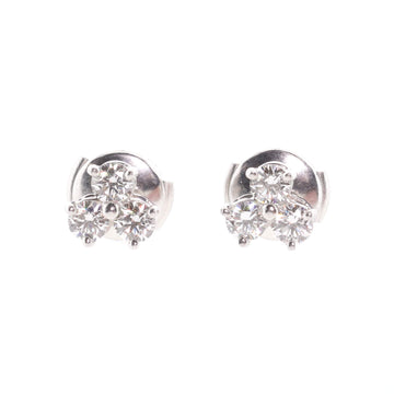 Tiffany & Co. Aria Stud Earrings Platinum and Diamonds