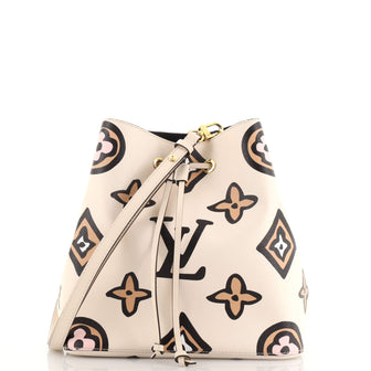 Louis Vuitton NeoNoe Handbag Wild at Heart Monogram Giant MM