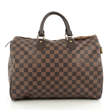 Louis Vuitton Speedy Handbag Damier 35 Brown