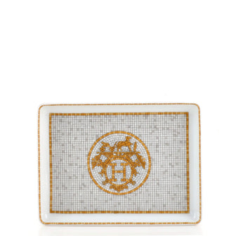 Hermes Mosaique au 24 Sushi Tray Printed Porcelain
