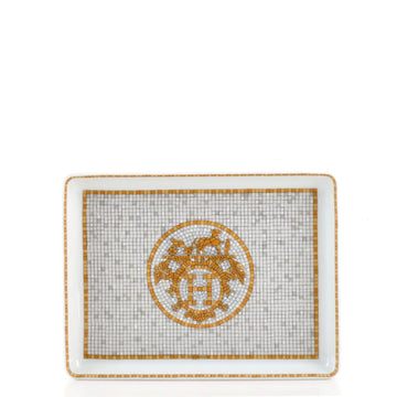 Hermes Mosaique au 24 Sushi Tray Printed Porcelain