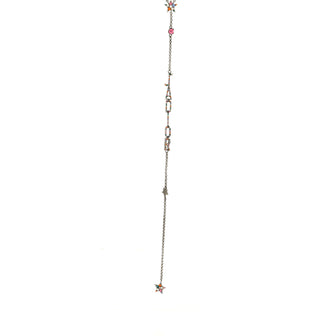 Christian Dior J'adior Star Lariat Necklace Metal with Crystals