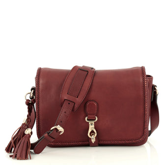Gucci Marrakech Messenger Bag Leather Medium Red 1870301