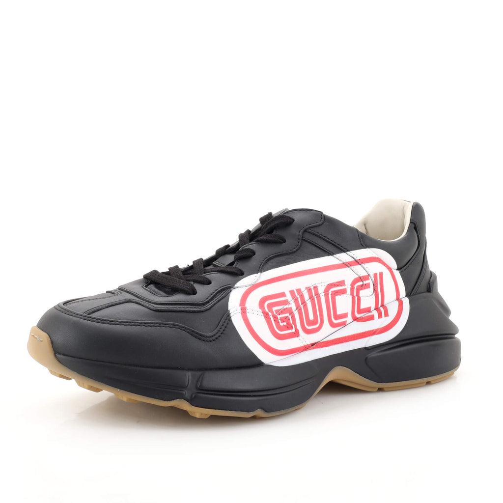 Gucci rhyton sale sneakers black