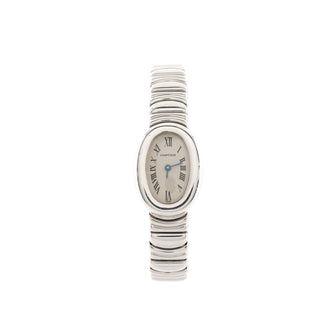 Cartier Baignoire Quartz Watch White Gold 18