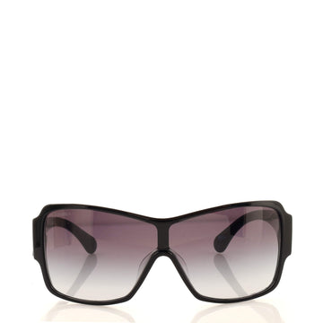 Chanel CC Shield Sunglasses Acetate with Embroidered Detail