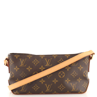 Louis Vuitton Trotteur Handbag Monogram Canvas