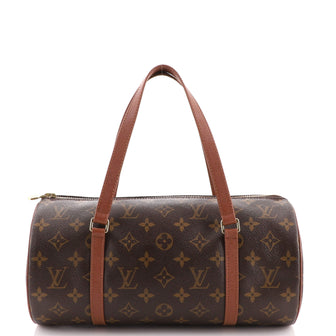 Louis Vuitton Papillon Handbag Monogram Canvas 30
