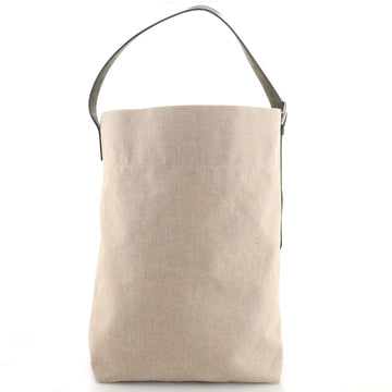 Hermes Etriviere Shoulder Bag Toile and Leather