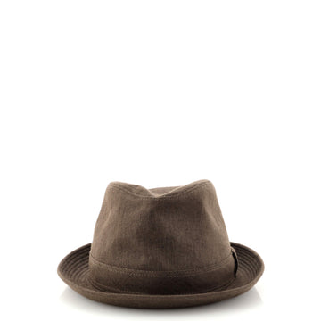 Hermes Fedora Hat Canvas