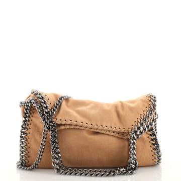 Stella McCartney Falabella Fold Over Crossbody Bag Shaggy Deer Mini