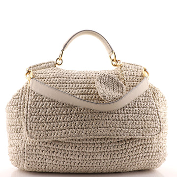 Dolce & Gabbana Miss Sicily Bag Raffia Medium