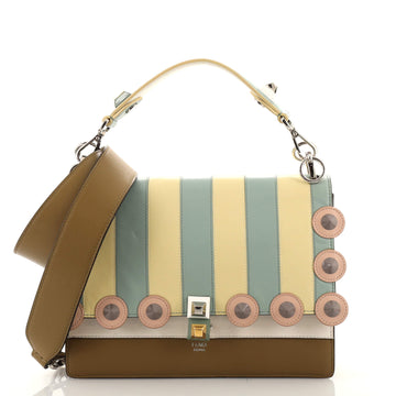Fendi Eyelet Kan I Bag Leather Medium