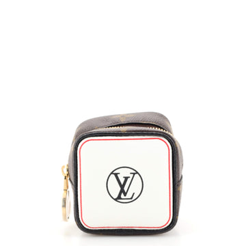 Louis Vuitton Game On Cube Coin Purse Keychain Limited Edition Game On Monogram Canvas