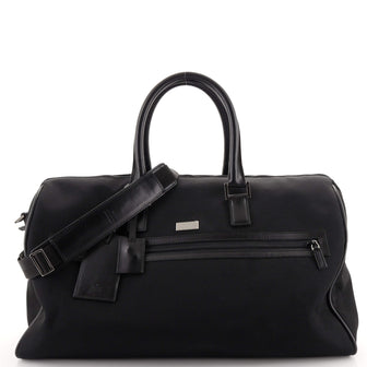 Gucci Vintage Convertible Duffle Bag Nylon Medium