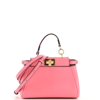 Fendi Peekaboo Bag Leather Micro