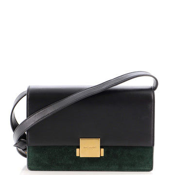 Saint Laurent Bellechasse Shoulder Bag Suede and Leather Medium