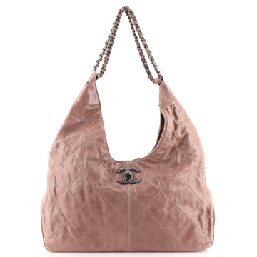 Chanel Coco Supple Hobo Quilted Calfskin Large