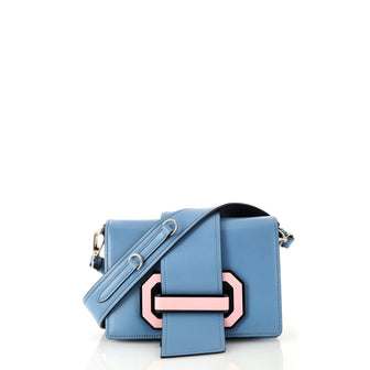 Prada Plex Ribbon Shoulder Bag City Calfskin Small