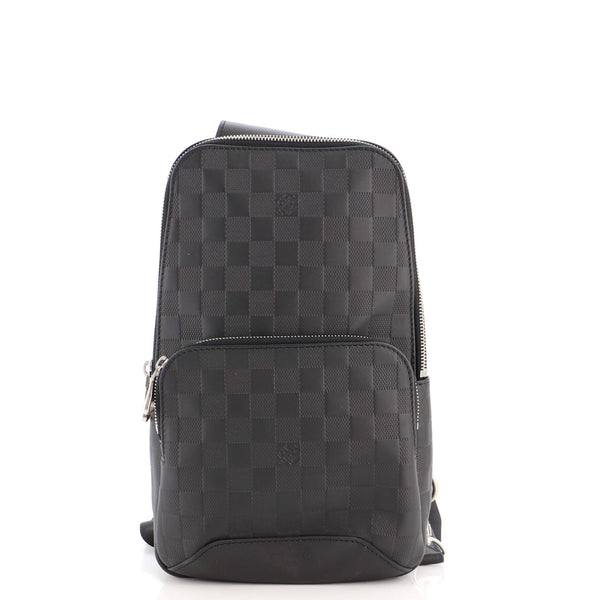 Louis Vuitton Avenue Sling Bag Damier Infini Leather Black 1248341