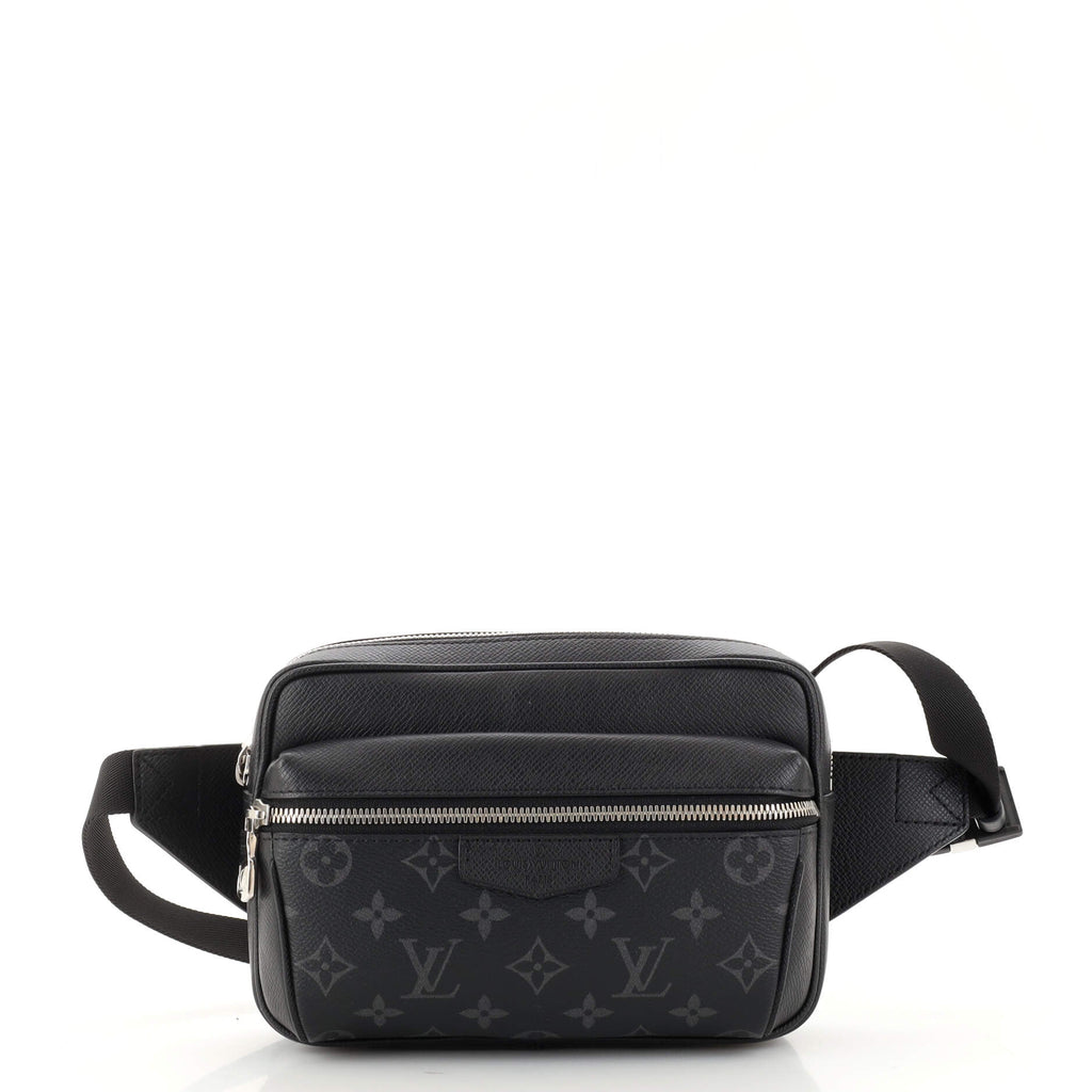 LOUIS VUITTON Outdoor Taiga Monogram eclipse Bumbag Black