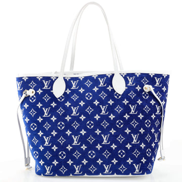 Louis Vuitton Neverfull NM Tote LV Match Monogram Jacquard Velvet MM