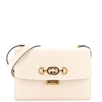 Gucci Zumi Flap Shoulder Bag Leather Small