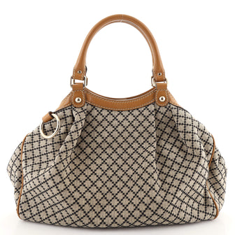 Gucci Sukey Tote Diamante Canvas Medium