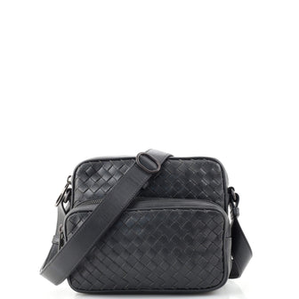 Bottega Veneta Front Pocket Messenger Bag Intrecciato Nappa Small