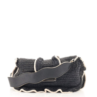 Fendi Wave Baguette Raffia