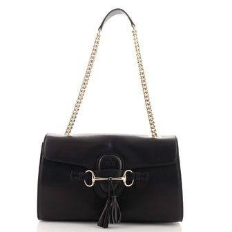 Gucci Emily Chain Flap Bag Leather Medium