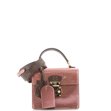 Louis Vuitton Spring Street NM Handbag Monogram Vernis with Monogram Canvas