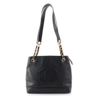 Chanel Vintage Timeless Chain Shoulder Bag Caviar Medium