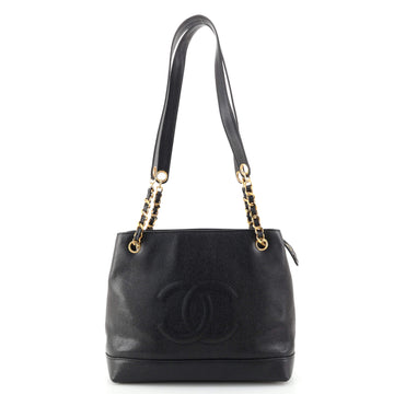 Chanel Vintage Timeless Chain Shoulder Bag Caviar Medium