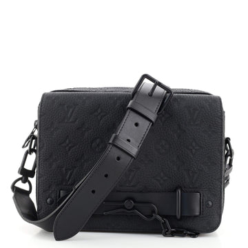Louis Vuitton Steamer Messenger Bag Monogram Taurillon Leather