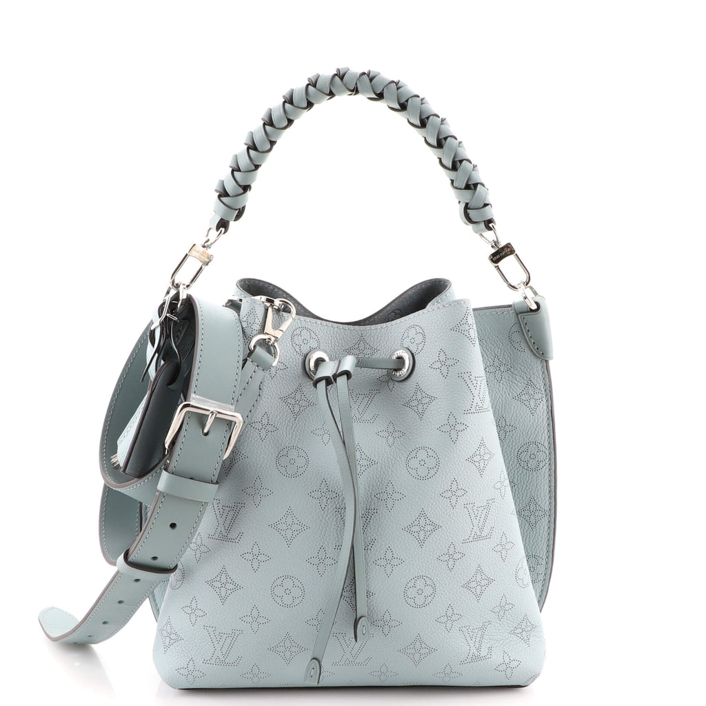 Louis Vuitton - Authenticated Muria Handbag - Leather Grey for Women, Very Good Condition