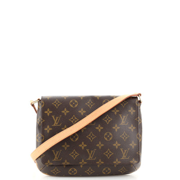 Louis Vuitton Musette Tango Handbag Monogram Canvas