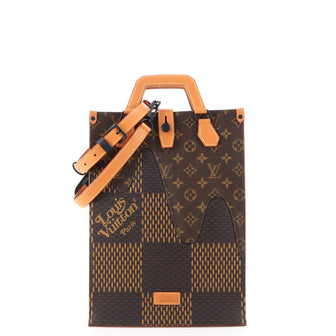 Louis Vuitton x Nigo Limited Edition Giant Damier Monogram Canvas Mini Tote Bag