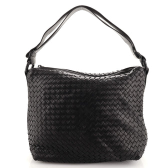 Bottega Veneta Saddle Zip Messenger Bag Intrecciato Nappa Large