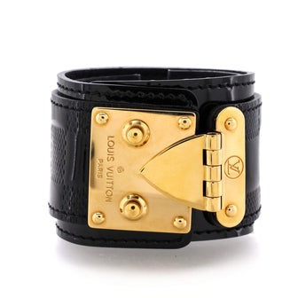 Louis Vuitton S Lock Bracelet Damier Vernis