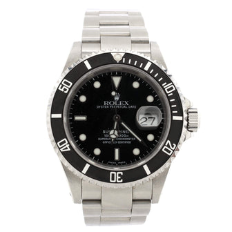 Rolex Oyster Perpetual Submariner Date Automatic Watch Stainless Steel 40