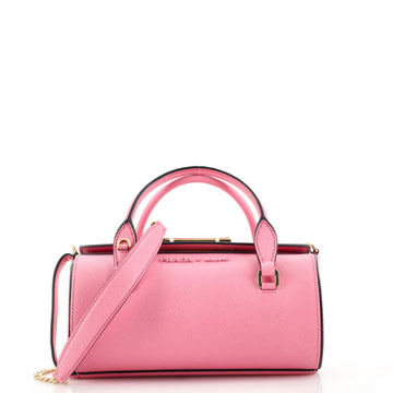 Prada Sybille Barrel Bag Saffiano Leather Mini