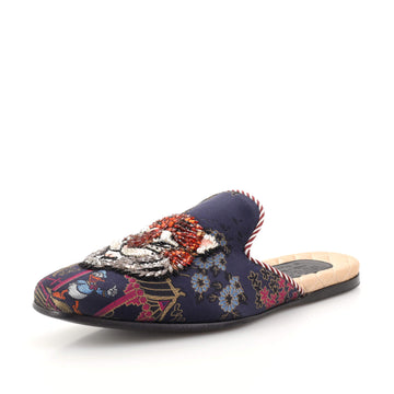 Gucci Men's Evening Slippers Embellished Jacquard