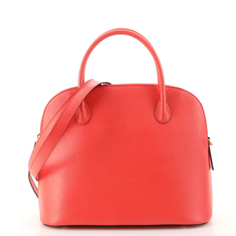 Celine Vintage Convertible Bowler Bag Leather Medium