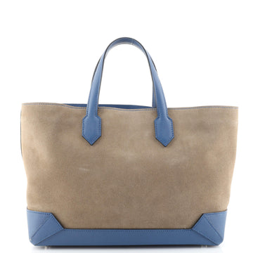 Hermes Maxibox Cabas Doblis Suede with Epsom 30