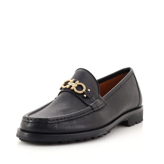 Salvatore Ferragamo Men's Gancini Dress Loafers Leather