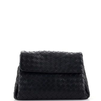 Bottega Veneta Flap Clutch Intrecciato Nappa Medium