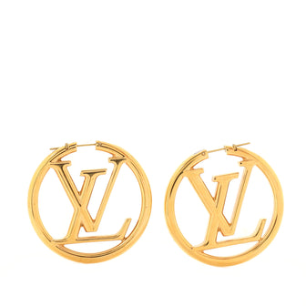 Louis Vuitton Louise Hoop Earrings Metal GM