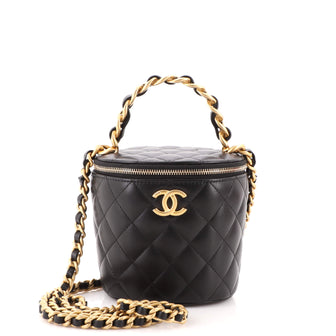 Chanel Afternoon Tea Bucket Bag Quilted Lambskin